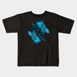 Zodiac Sign of Pisces Kids T-Shirt